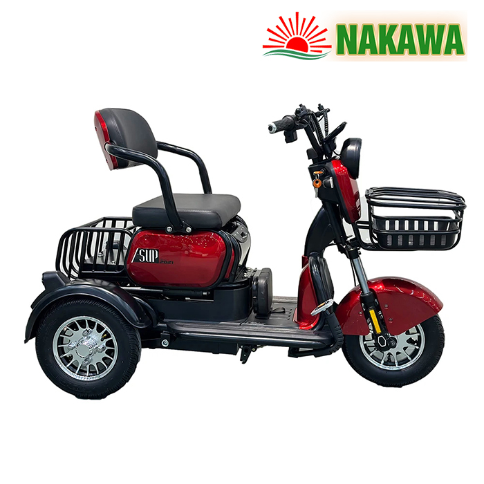 Xe điện 3 bánh 3 chỗ ngồi Super 2