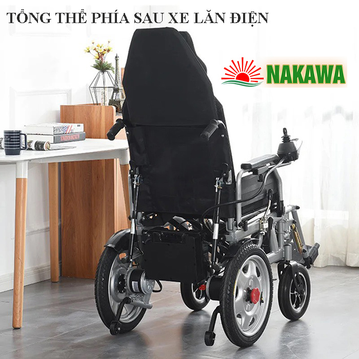 Xe lăn điện thông minh Nakawa NK-L02 PHÍA SAU