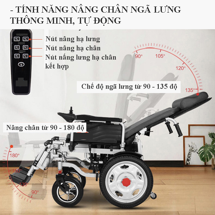 Xe lăn điện thông minh gấp gọn Nakawa NK-L03 333