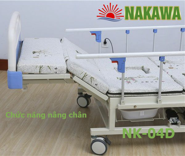 Giường bệnh nhân đa chức năng NAKAWA NK-04D nâng chân
