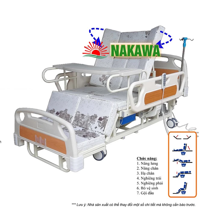 Giường bệnh nhân điện cơ đa năng NAKAWA NKD-04A