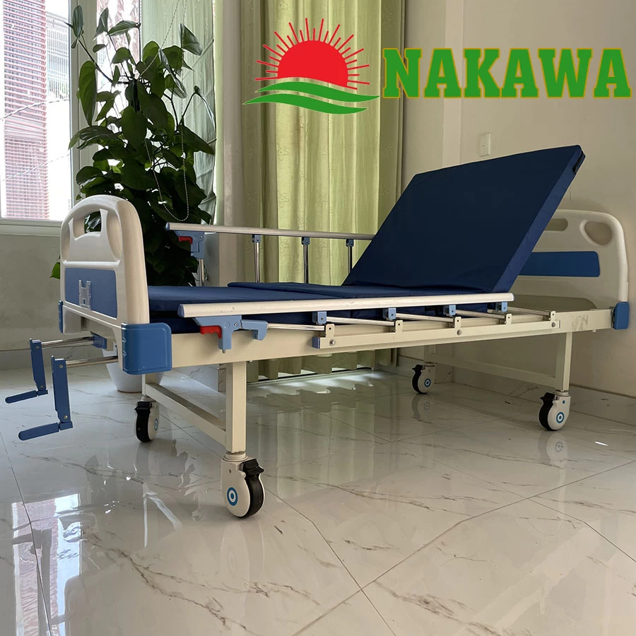 Giường bệnh nhân 2 tay quay NAKAWA NK-02