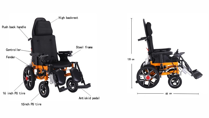 Thông số kỹ thuật xe lăn điện đa năng